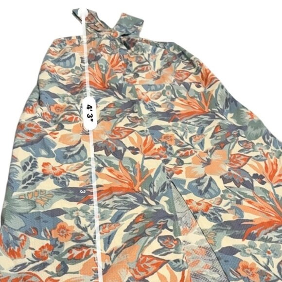 Faherty Bay Twist Organic Cotton Dress in Paradise Blossom Floral, Medium - Picture 12 of 12